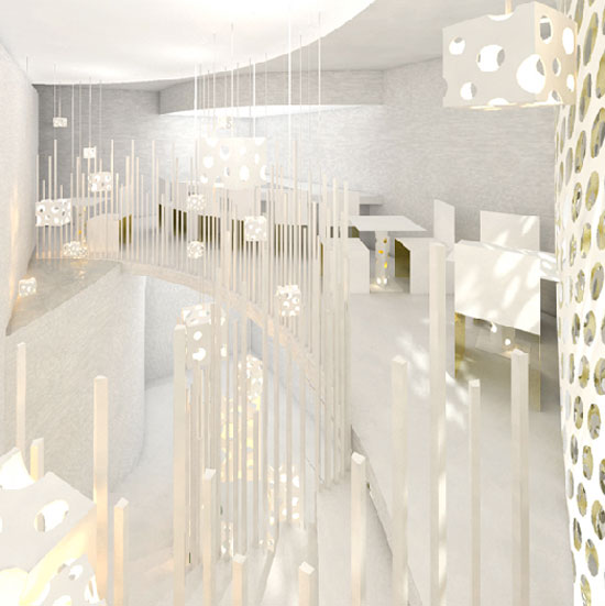 日本建筑师kotaroo horiuchi ：salon du fromage